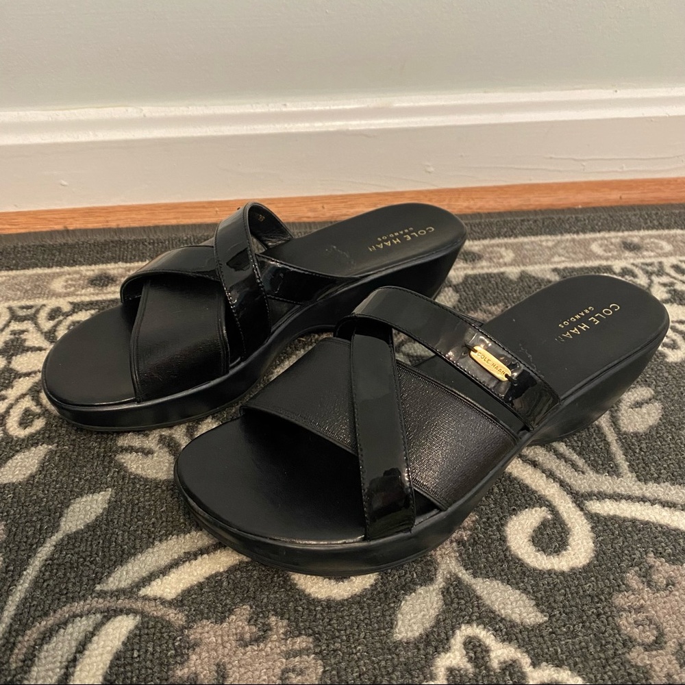 Cole Haan Black Sandals